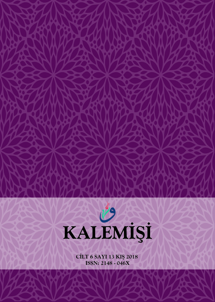 Cilt 6 Sayı 13 kapak